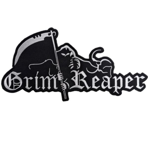 Grim Reaper Embroidered Back Patch