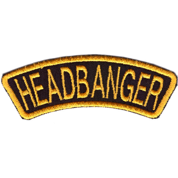 Headbanger Embroidered Patch