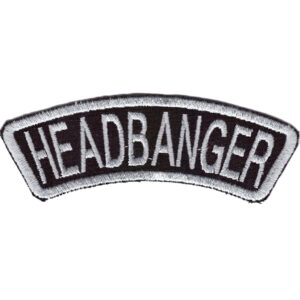 Headbanger Embroidered Patch