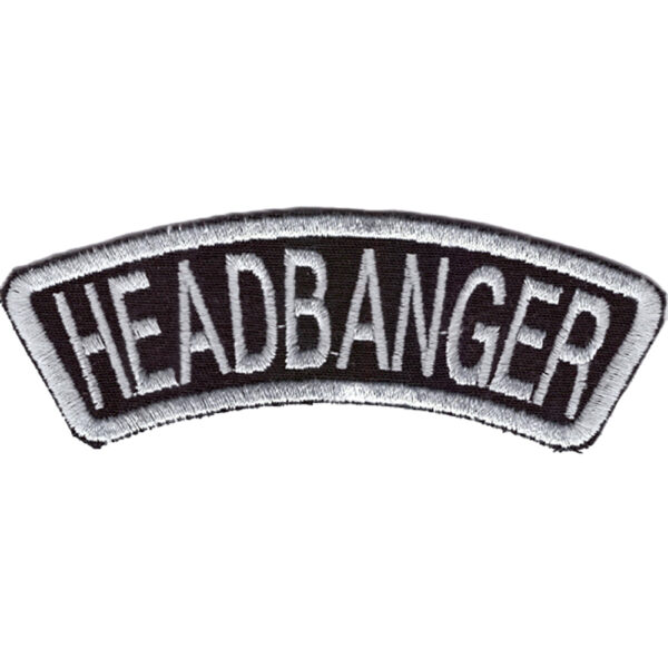 Headbanger Embroidered Patch