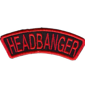 Headbanger Embroidered Patch
