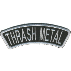 Thrash Metal Embroidered Patch