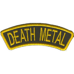 Death Metal Embroidered Patch