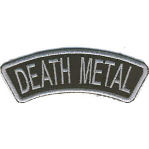 Death Metal Embroidered Patch