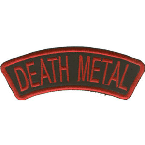 Death Metal Embroidered Patch