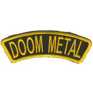 Doom Metal Embroidered Patch