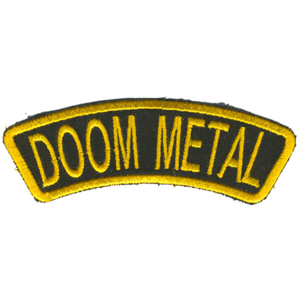 Doom Metal Embroidered Patch