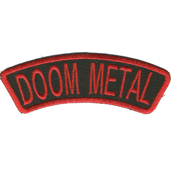 Doom Metal Embroidered Patch