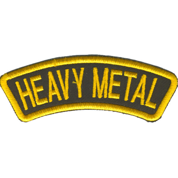 Heavy Metal Embroidered Patch