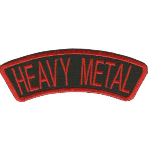 Heavy Metal Embroidered Patch