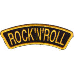 Rock N Roll Embroidered Patch
