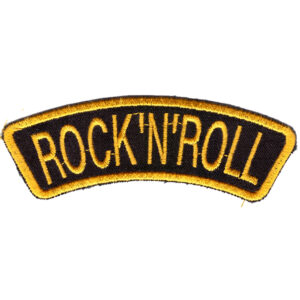 Rock N Roll Embroidered Patch