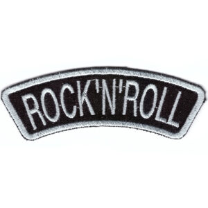 Rock N Roll Embroidered Patch