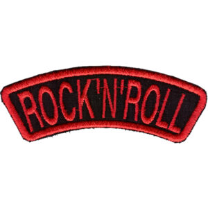 Rock N Roll Embroidered Patch