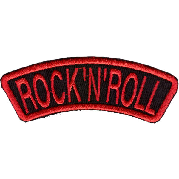 Rock N Roll Embroidered Patch