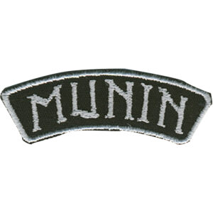 Munin Embroidered Patch